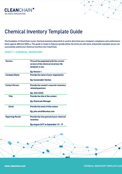 Chemical Inventory Template Guide